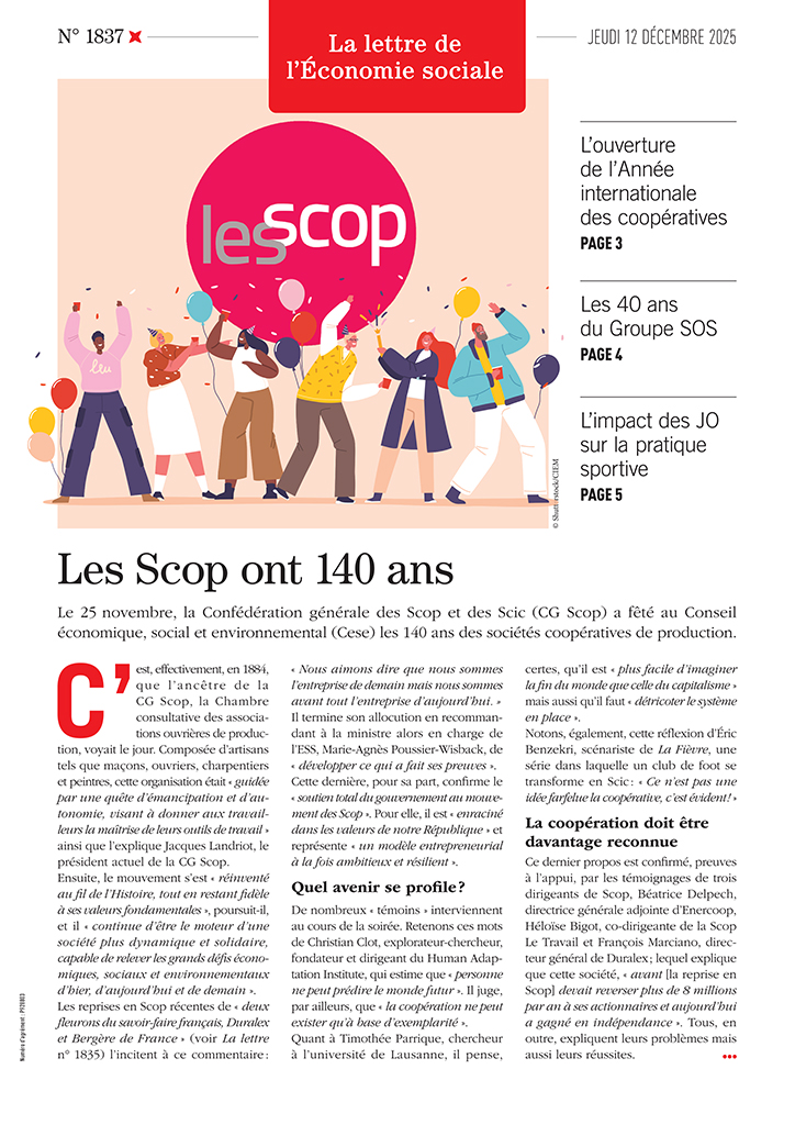 Les Scop ont 140 ans