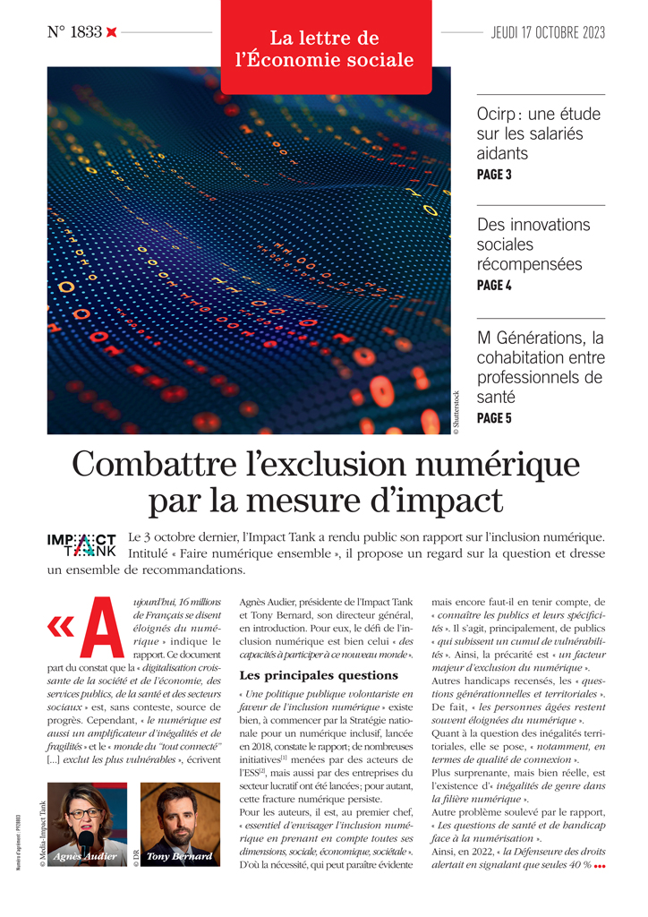 Combattre l'exclusion numérique par la mesure d'impact